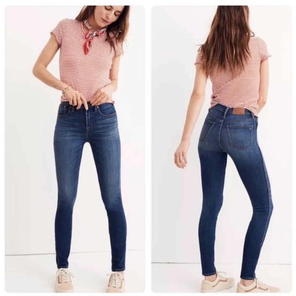 Madewell Jeans 10 High Rise Skinny in Danny Wash Tencel Denim Edition Size 26